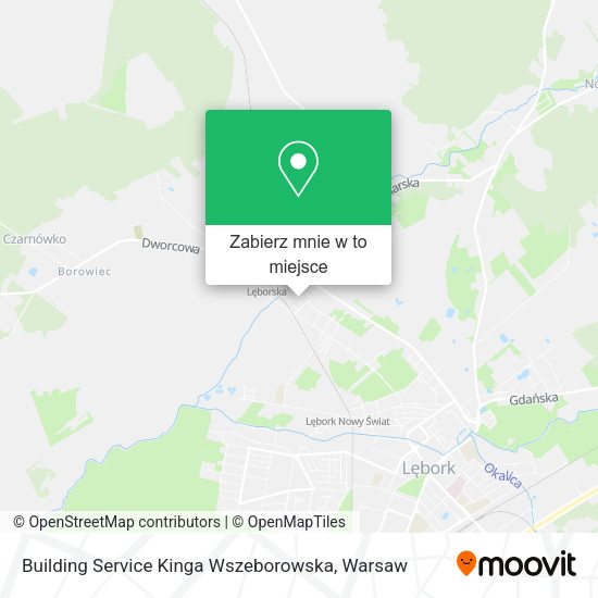 Mapa Building Service Kinga Wszeborowska