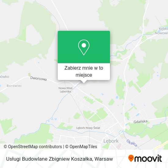 Mapa Usługi Budowlane Zbigniew Koszałka