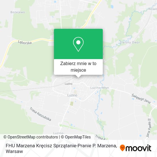 Mapa FHU Marzena Kręcisz Sprzątanie-Pranie P. Marzena