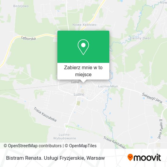 Mapa Bistram Renata. Usługi Fryzjerskie