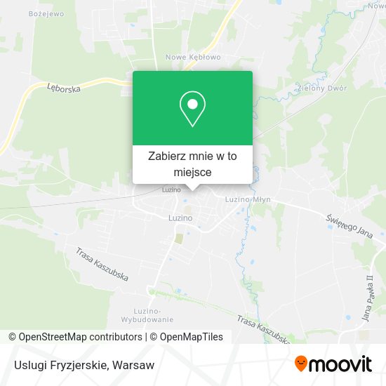 Mapa Uslugi Fryzjerskie