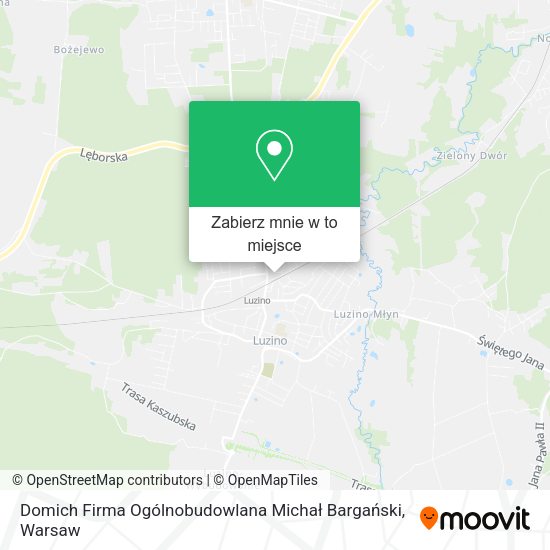 Mapa Domich Firma Ogólnobudowlana Michał Bargański