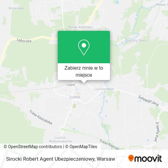 Mapa Sirocki Robert Agent Ubezpieczeniowy