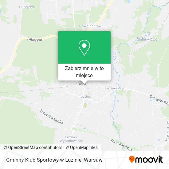 Mapa Gminny Klub Sportowy w Luzinie