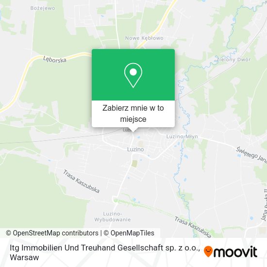 Mapa Itg Immobilien Und Treuhand Gesellschaft sp. z o.o.