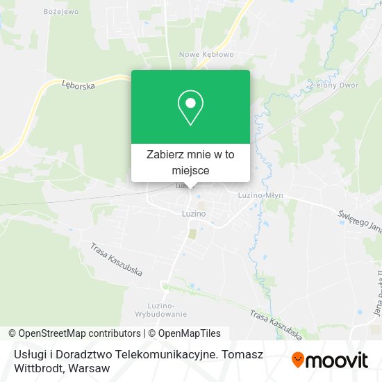 Mapa Usługi i Doradztwo Telekomunikacyjne. Tomasz Wittbrodt