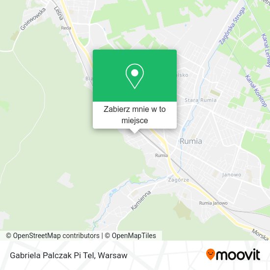 Mapa Gabriela Palczak Pi Tel