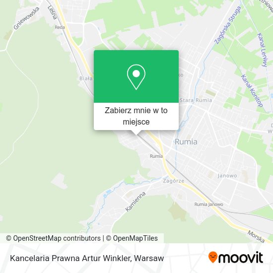 Mapa Kancelaria Prawna Artur Winkler