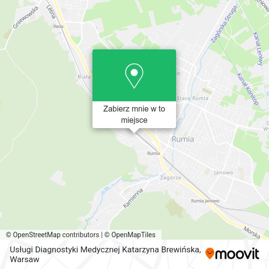 Mapa Usługi Diagnostyki Medycznej Katarzyna Brewińska