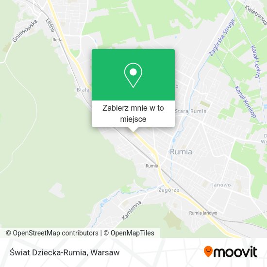 Mapa Świat Dziecka-Rumia