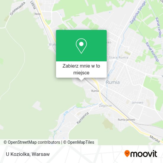 Mapa U Koziolka