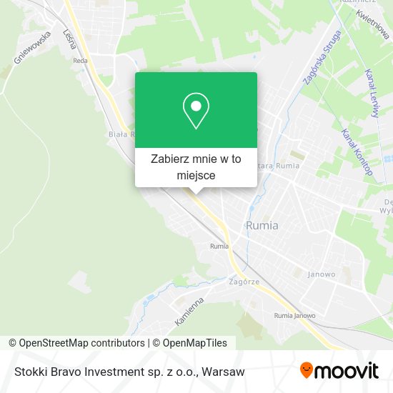 Mapa Stokki Bravo Investment sp. z o.o.