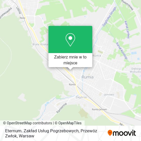 Mapa Eternum. Zakład Usług Pogrzebowych, Przewóz Zwłok