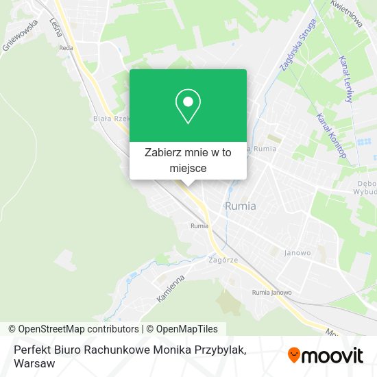 Mapa Perfekt Biuro Rachunkowe Monika Przybylak