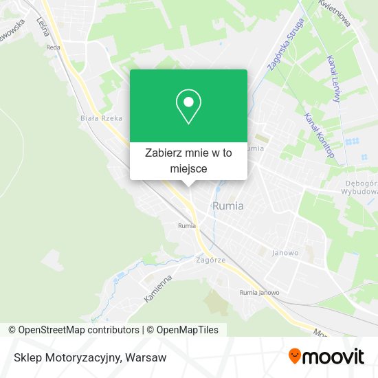 Mapa Sklep Motoryzacyjny