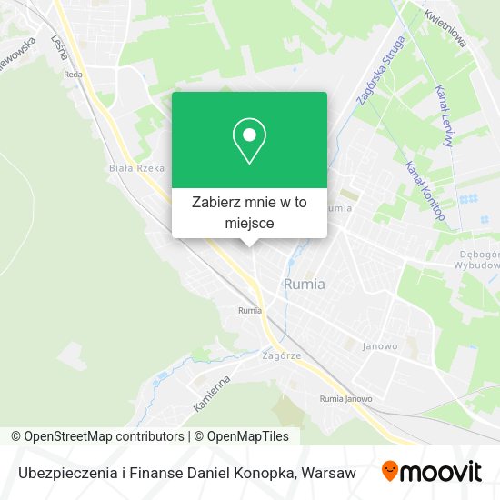 Mapa Ubezpieczenia i Finanse Daniel Konopka