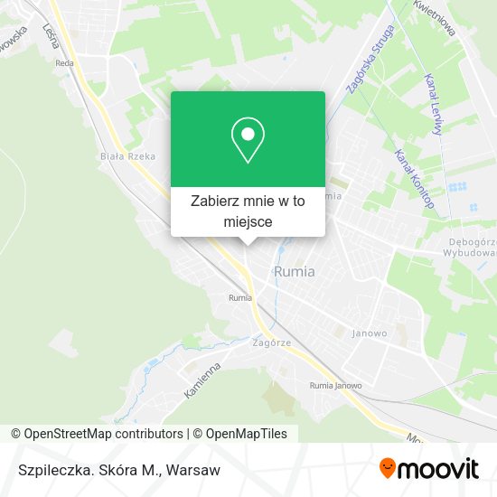 Mapa Szpileczka. Skóra M.