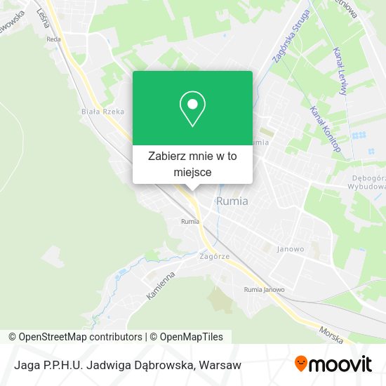 Mapa Jaga P.P.H.U. Jadwiga Dąbrowska