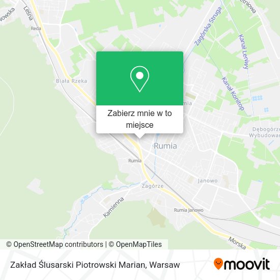 Mapa Zakład Ślusarski Piotrowski Marian