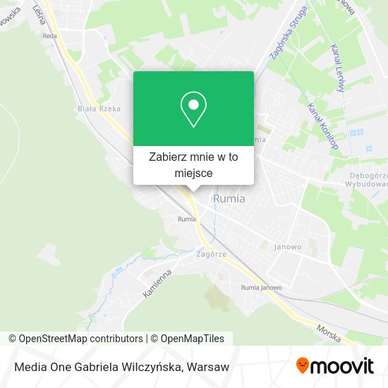 Mapa Media One Gabriela Wilczyńska