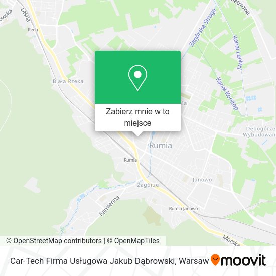 Mapa Car-Tech Firma Usługowa Jakub Dąbrowski