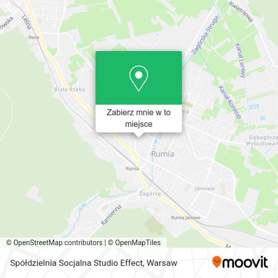 Mapa Spółdzielnia Socjalna Studio Effect