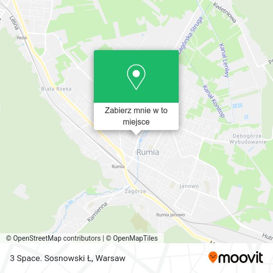 Mapa 3 Space. Sosnowski Ł