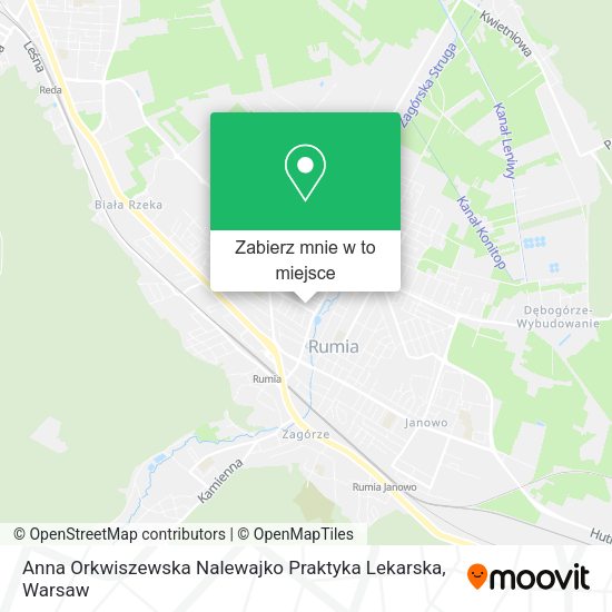 Mapa Anna Orkwiszewska Nalewajko Praktyka Lekarska