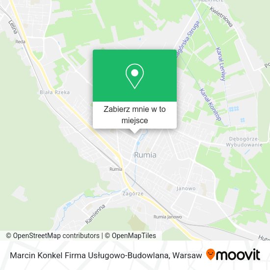 Mapa Marcin Konkel Firma Usługowo-Budowlana