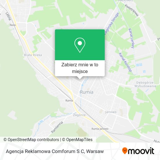 Mapa Agencja Reklamowa Comforum S C