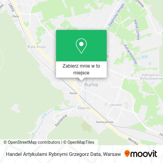 Mapa Handel Artykułami Rybnymi Grzegorz Data