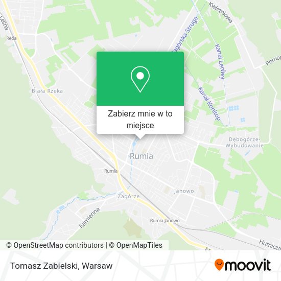 Mapa Tomasz Zabielski