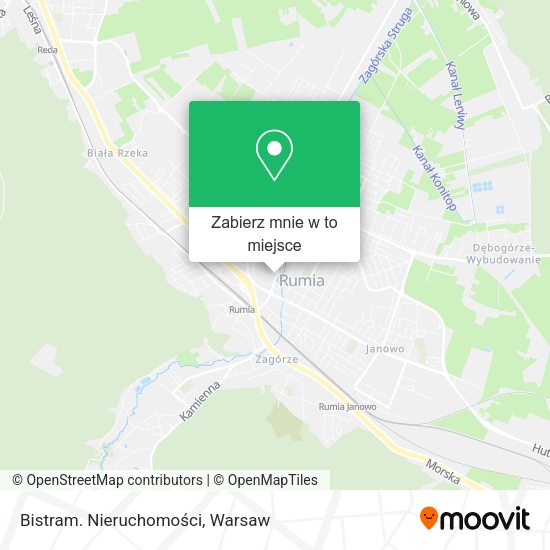 Mapa Bistram. Nieruchomości