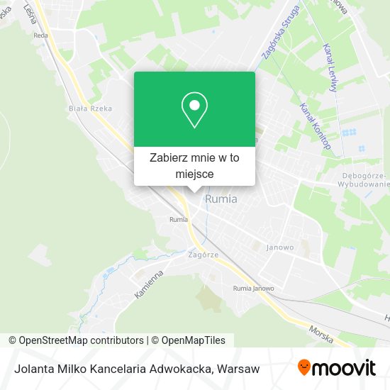 Mapa Jolanta Milko Kancelaria Adwokacka