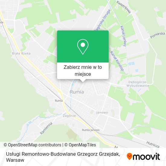 Mapa Usługi Remontowo-Budowlane Grzegorz Grzejdak