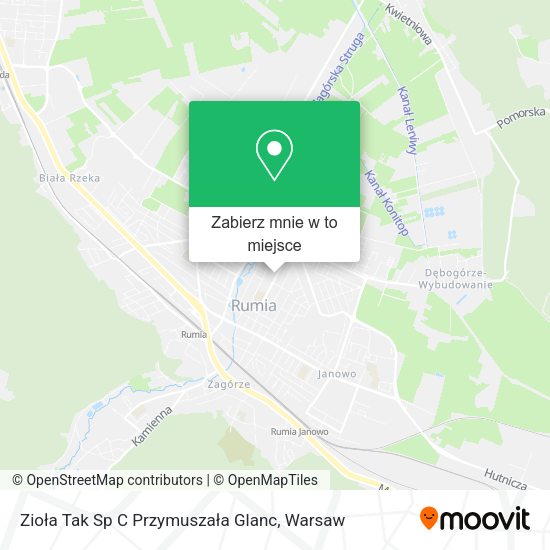 Mapa Zioła Tak Sp C Przymuszała Glanc