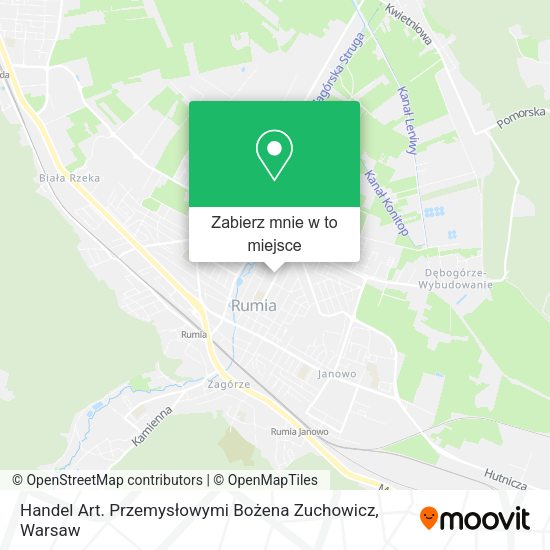 Mapa Handel Art. Przemysłowymi Bożena Zuchowicz