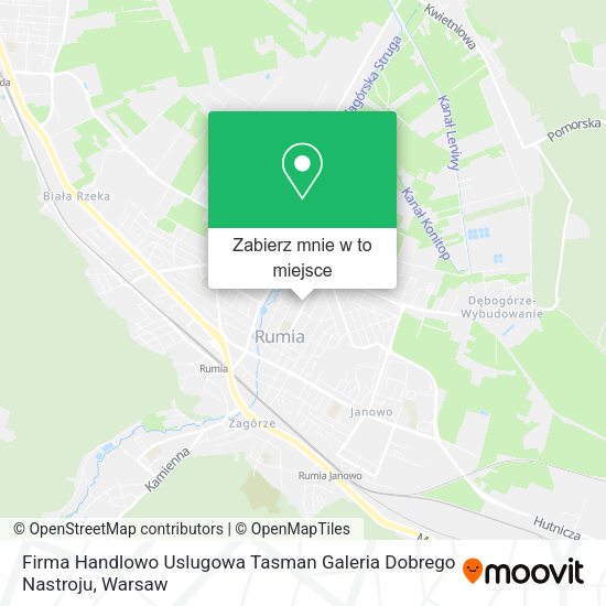 Mapa Firma Handlowo Uslugowa Tasman Galeria Dobrego Nastroju