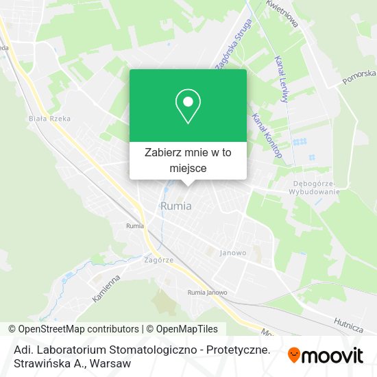 Mapa Adi. Laboratorium Stomatologiczno - Protetyczne. Strawińska A.