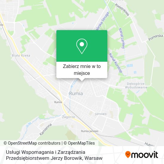 Mapa Usługi Wspomagania i Zarządzania Przedsiębiorstwem Jerzy Borowik