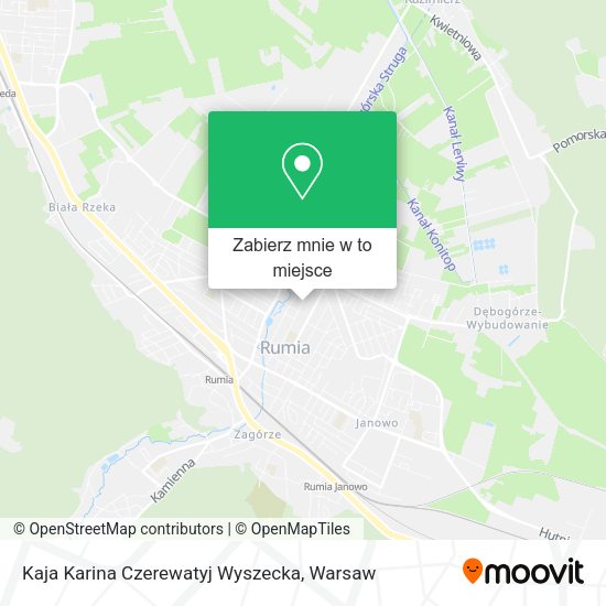 Mapa Kaja Karina Czerewatyj Wyszecka