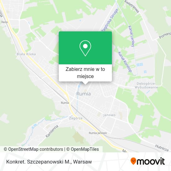 Mapa Konkret. Szczepanowski M.