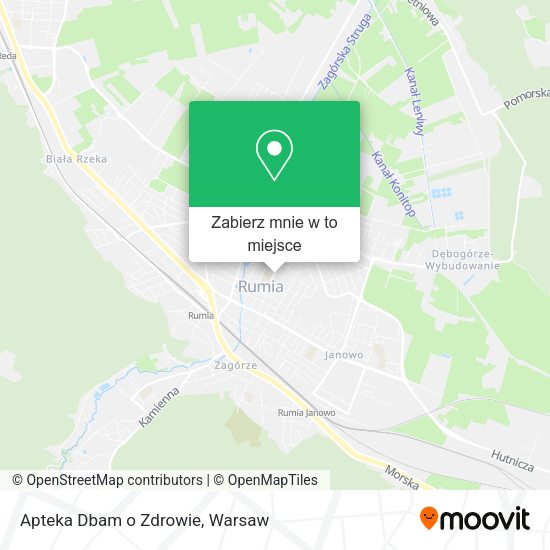 Mapa Apteka Dbam o Zdrowie