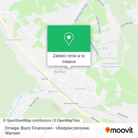 Mapa Omega. Biuro Finansowo - Ubezpieczeniowe