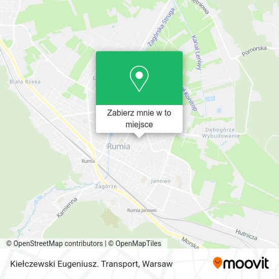 Mapa Kiełczewski Eugeniusz. Transport