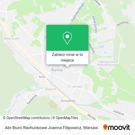 Mapa Abr Biuro Rachunkowe Joanna Filipowicz