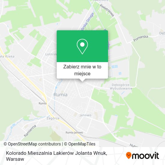 Mapa Kolorado Mieszalnia Lakierów Jolanta Wnuk