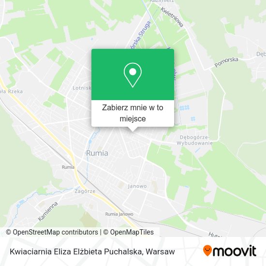 Mapa Kwiaciarnia Eliza Elżbieta Puchalska