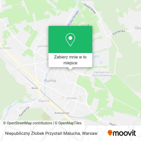 Mapa Niepubliczny Żłobek Przystań Malucha