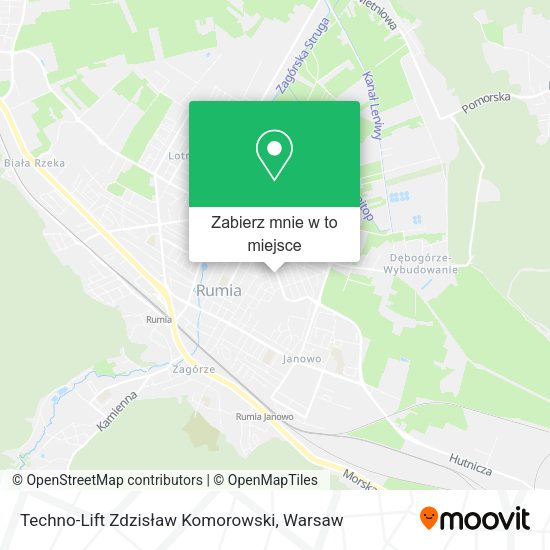 Mapa Techno-Lift Zdzisław Komorowski